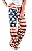 AMiERY 4th of July American USA Flag Women's Patriotic Pants Ladies Drawstring Trousers Pajama Pants Lounge Pants XXL
