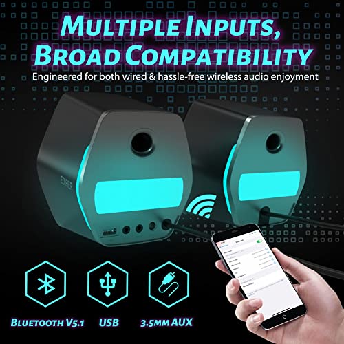 Edifier G2000 32W PC Gaming Computer Speakers for Laptop Mac Desktop