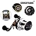 Sougayilang Baitcast Reel Fishing Reels with High Speed 9+1 Ball Bearings 7:1 Gear Ratio Freshwater Saltwater Baitcaster Baitcasting Fishing