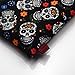 Book Sleeve Sugar Skull Book Cover Medium Book Sleeves Teen Gift (Medium)