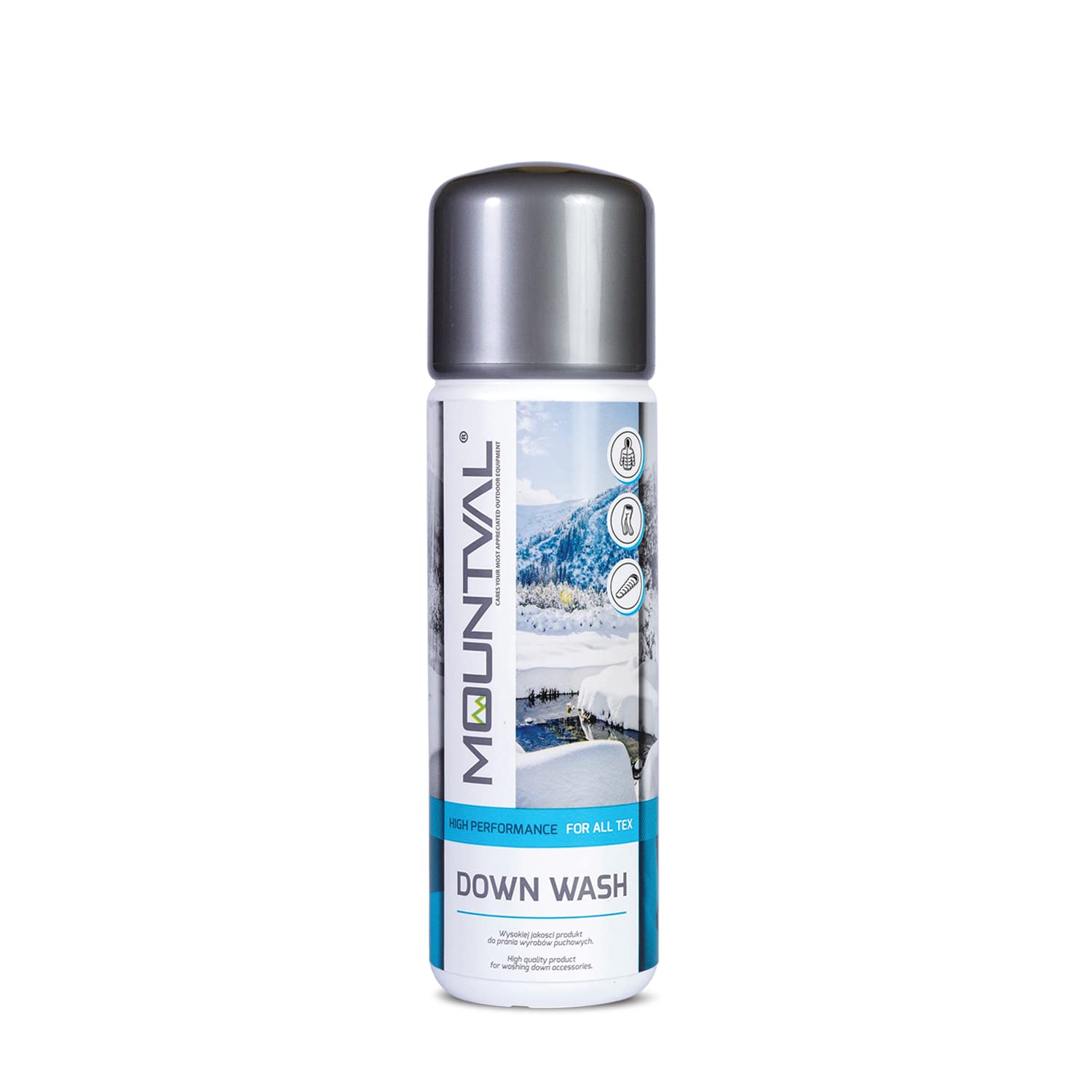 Mountval Down Wash, Performance Wash-In Cleaner For Down-Filled Outdoor Hiking Clothing And Sleeping Bags, Refreshes And Maintains Loft