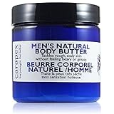 Carapex Natural Body Butter for Men, for Extreme Dryness, Extra Dry Skin, Deep Moisturizer, Unscented with Jojoba, Beeswax