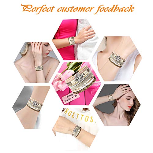 6 Bracelets+Bracelet+Multilayer+Handmade+Friendship