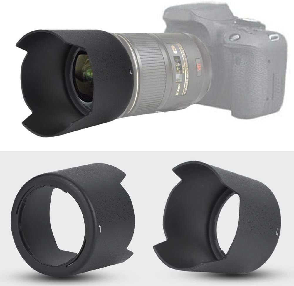 Oumij Camera Lens Hood,HB-38 Lens Hood Fit, Replacement Lens Hood,for AF-S Micro 105mm f/2.8G IF-ED VR Lens