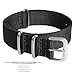 Ritche Christmas Gift 22mm Nylon Watch Straps Nylon Replacement Men Women Bands (4 Packs), White Elephant Gifts, Stocking Stuffers for Men