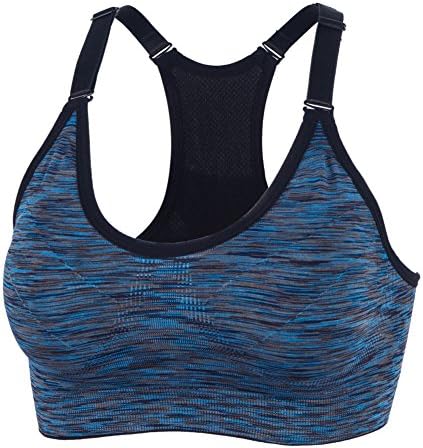 Women 1or 3 or 5 Pack Adjustable Strap and Removable Pad Tank Top Racerback Sports Bra