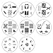 Bundle Monster 26pc Nail Art Image Manicure Stamping Plates-CYO 1 Collection
