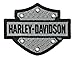 Harley-Davidson Embroidered Bar & Shield Reflective Emblem, SM Size EM200062