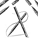 Precise Liquid Eyeliner,Waterproof High Seal Eyeliner Pen, Black, (Black1)