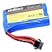 UdiRC Part UDI002-14 Battery 2x3.7V 1500mAh SM4P Plug for UDI002 RC Racing Boat