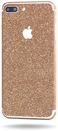 Crystal Bling Glitter Sticker Skin Flim Cover Protector Edges Shield for iPhone 7 Plus Edge Front + Back + Sides Bling Skin Decal
