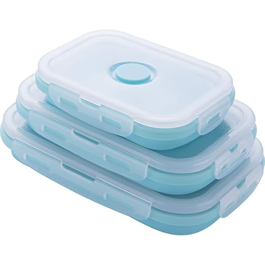 FANHE Envase de Alimentos Plegable/Caja de Almacenamiento de ...