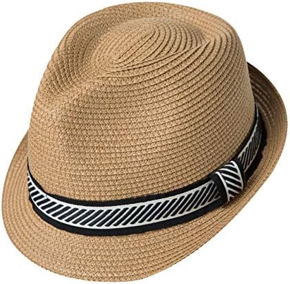 UPF50+ Womens Multicolor Woven Pattern Short Brim Fedora  display picture 1