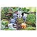 TOOGOO(R)6pcs Miniature Dollhouse Fairy Garden Resin Landscape Diy Grumpy Cat Decor