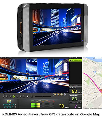 KDLINKS X1 GPS-Enabled Full HD 1920 1080 165 Degree Wide Angle Dashboard Camera Recorder Car Dash Cam with G-Sensor KDLINKS X1 GPS-Enabled Full HD 1920 1080 165 Degree Wide Angle Dashboard Camera Recorder Car Dash Cam with G-Sensor