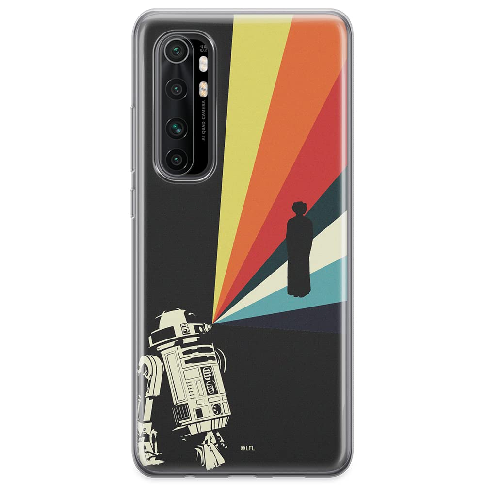 ERT GROUP mobile phone case for Xiaomi MI NOTE 10 Lite original and officially Licensed Star Wars pattern R2D2 003 optimally adapted to the shape of the mobile phone, case made of TPU