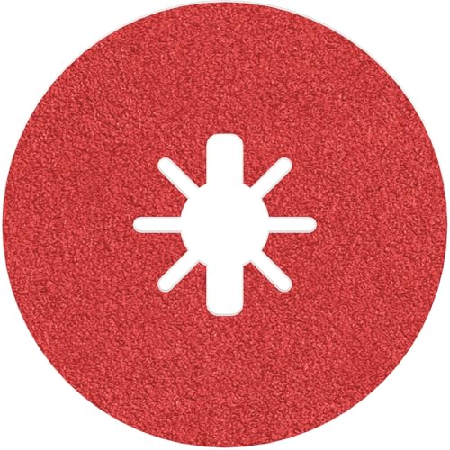 Bosch 1x PRO Metal R780 Fibre Sanding Disc for X-Lock (for Steel, Stainless steel, Ø 115 mm, Grit 120, Professional Accessory Small Angle Grinder)