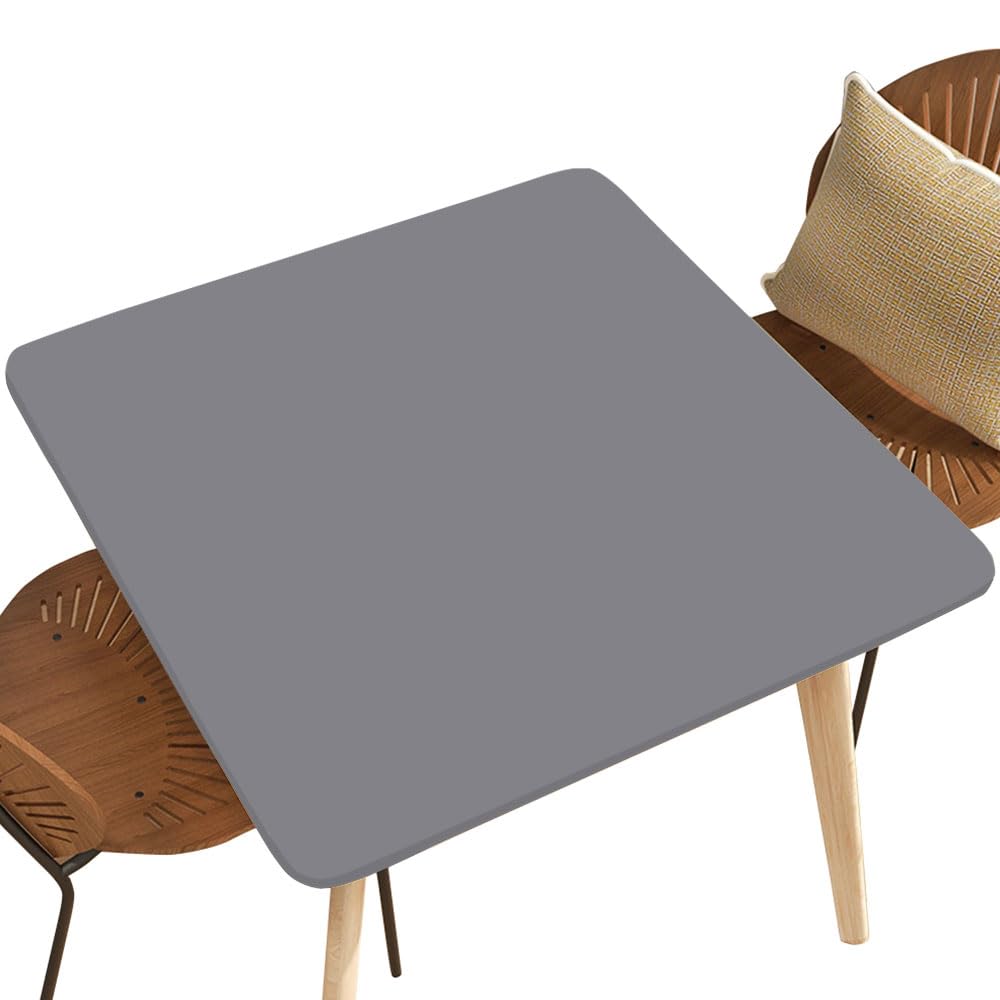 Photo 1 of NYRTHUS Square Fitted Table Topper Caps for Square Table 28"x28", Wipeable Table Covers for Indoor Outdoor Events Holidays Decor
