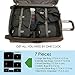 7 Pcs Packing Cubes with Toiletry Bag and Electronic Accessories Organizer and Laundry Bag (Black) Waterproof Lightweight Travel Luggage Organizer bags