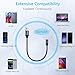 USB Type C Cable, Boxeroo Short Type C Cable 1FT Durable Nylon Braided Cords Fast Charge USB 2.0 Data Sync Compatible with Samsung Galaxy Note 8 S9 S8 S8+ LG V30 G6 Nexus 5X 6P Pixel-5Pack