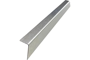 EPIC QT Brushed 304 Stainless Steel Universal Gap Filler Finishing Angle Trim Kit Elements (Outer Finish, 1" x 1/2" x 36")