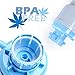 Water Bottles Pump Blue Gray Thickened Manual Hand Pressure Drinking Fountain Pressure Pump Water Press Pump with an Extra Short Tube with Cap Fits Most 2-6 Gallon Water Coolers
