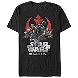 Star Wars Men's Rogue One Classic Rebellion Graphic T-Shirt, Black, 4XL