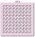 Cookie Stencil Set Basic N2, 6 pcs: Scales, droops, Houndstooth, Flowers, Shine, Caramel