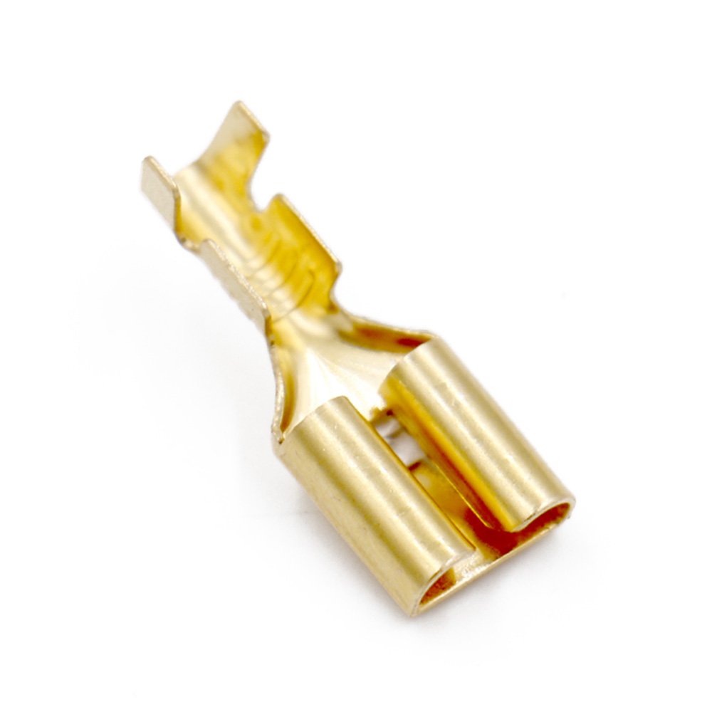 Baomain Female Spade Quick Splice Crimp Terminals 6.3mm Crimp connector