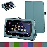 Kurio Xtreme 2 Case,Mama Mouth PU Leather Folio 2-Folding Stand Cover for 7