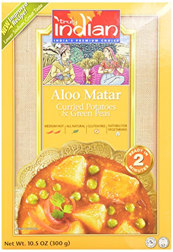 Truly indian entree pouch aloo matar 10.5oz (767532021506)