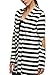 OURS Women's Elbow Patch Long Sleeve Shawl Collar Striped Open Front Cardigan Sweater…
