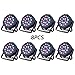 LED UP Lights, Nurxiovo Par Lights 18x1W DMX Stage Lights LED RGB Lighting with Sound Control 7 Channel for DJ, Party, Church, Wedding Clubs, Lighting, 8 Packs
