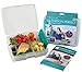 Bentology Bento Lunch Box Set w 5 Removable Nesting Containers- Adaptable Inner Compartment Portion Sizes- Meal Prep Snack Holders for Back to School, Leakproof Durable & BPA Free- Dishwasher Safe