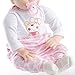 SanyDoll Reborn Baby Doll Newborn baby Vinyl Silicone 22 inch 55 cm Lifelike Gift smile cute