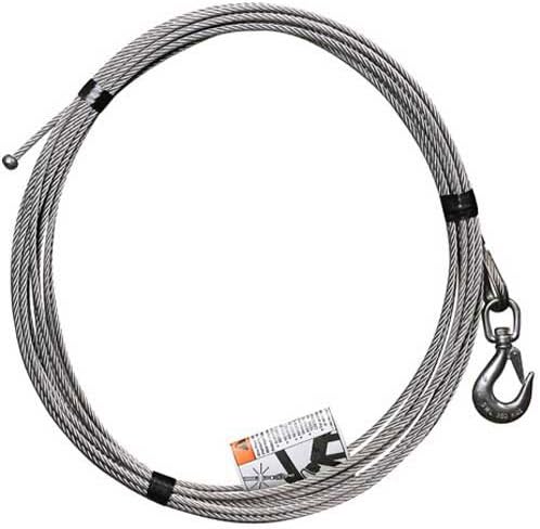 OZ Lifting 1/4" Stainless Steel Cable Assembly-COMPOZITE Davit Crane