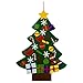 DIY Christmas Tree Set, Felt Xmas Tree Set (3.28 x 2.52 FT) with 32 Pcs Ornaments, Safe 100% Felt Fabric Material, Recyclable Christmas Decorations Wall Hanging Decoration, Perfect Xmas Gift for kids