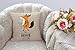 4TH Emotion Cute Indian Fox Throw Pillow Cover Inspirational Quote Nursery Cushion Case 18 x 18 Inch Cotton Linen (Be Brave Little One)
