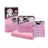 Hollywood Fashion Secrets Reusable Deodorant Removing Sponge, Fashion Tape Value Pack, & Breast Lift Tape