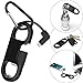 i-Dawn Compatible iPhone Charge Cable + Keychain + Bottle Opener + Aluminum Carabiner,Portable Multifunction Keychain Bottle Opener USB Charging Cord Short Cable Gift Men Women (Black)