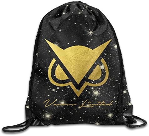 MPOD Vanoss Gaming Gold Owl Logo Drawstring Backpack Bag