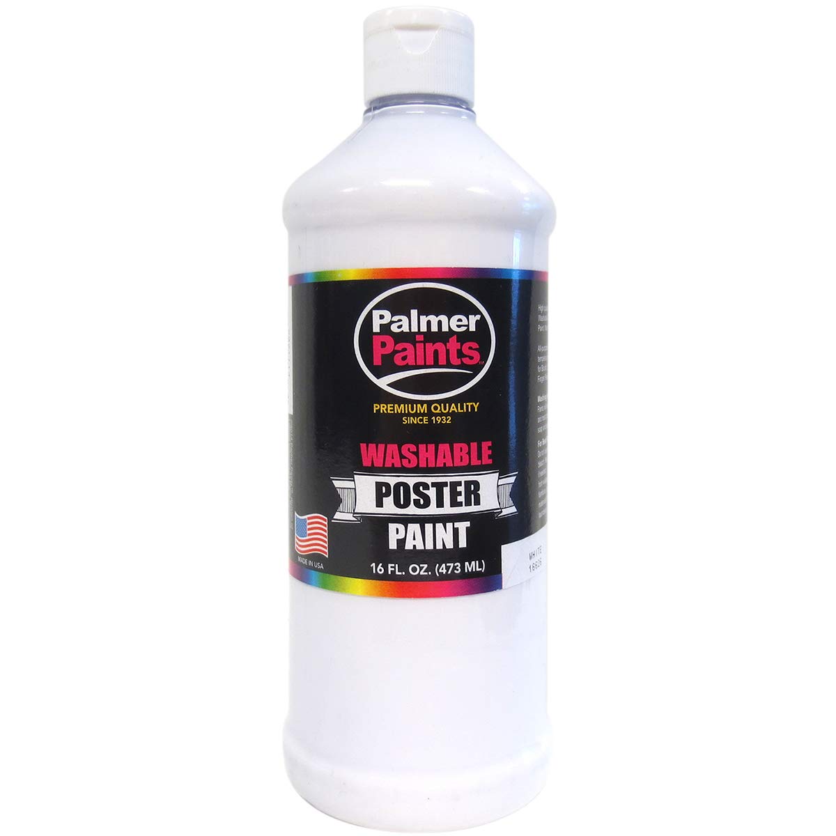 Palmer Washable Poster Paint 16Oz White