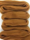Cinnamon Spice Wool Top Roving Fiber Spinning, Felting Crafts USA (1lb)