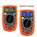 Digital Multimeters, REXBETI Electronic Multimeter with Ohm Volt Amp and Diode Voltage Tester Meter, Backlight LCD Display