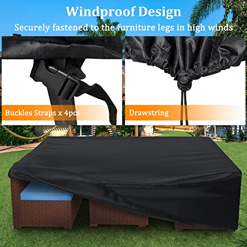Patio Furniture Covers,100 Waterproof Outdoor Furniture Covers, Heavy