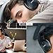 Bluetooth Headphone On Ear Hi-Fi Stereo for PC Mac Cell Phones TV Wireless Headset Built in Mic (Black)