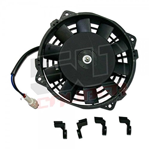 50 Caliber Racing High Flow Cooling Fan Motor Fits Yamaha Big Bear YFM 400 4wd 2wd 2004 2005 2006 & Kodiak [5330]