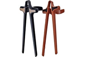 2Pcs Black Brown Finger Chopsticks Snack Chopsticks for Gamers Snack Clips Gamepad Accessories Mobile Game Accessories