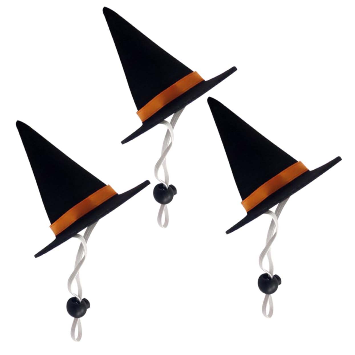 Milisten 3pcs Pet Hat Mini Craft Hats Puppy Cat Dress up Accessories Black Party s Cat for Cats Only Pet Witch Halloween Costume Wizard Halloween Cloth