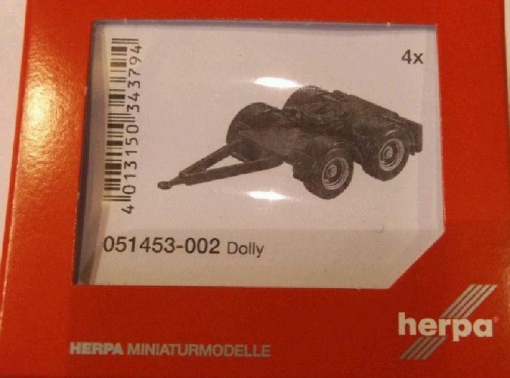 herpa 051453-002 - Truck trailer, extra long, black